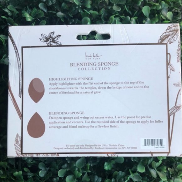Nicole Miller NY Makeup Blending Sponge set of 3 - Picture 2 of 2